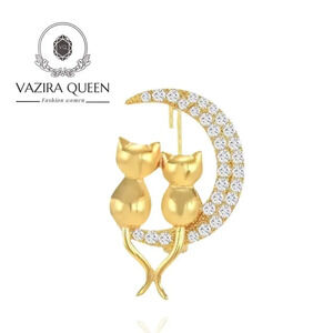 VQ Cats Brooch